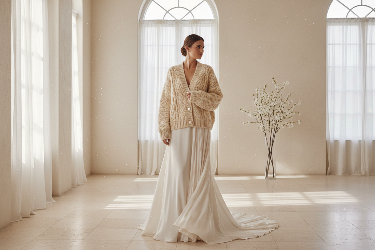 Strickanleitungen für Kaschmirjacken zur Hochzeit