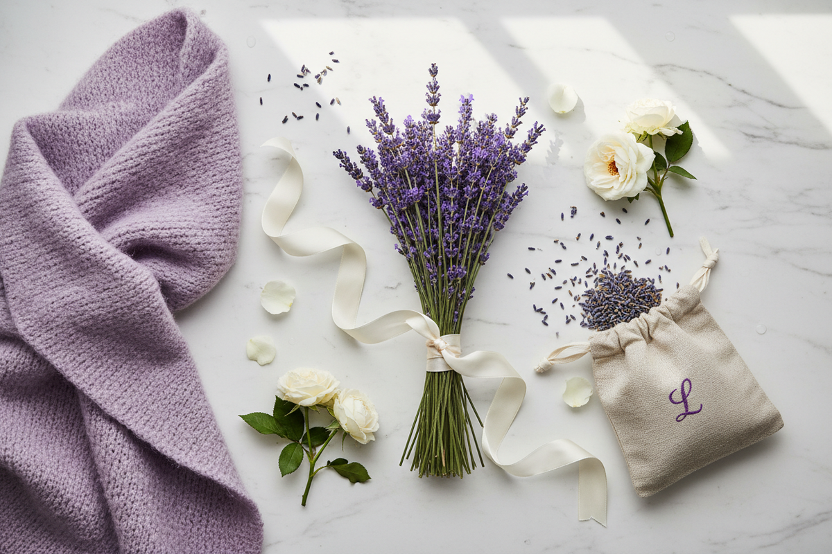 Hochzeit in violett
