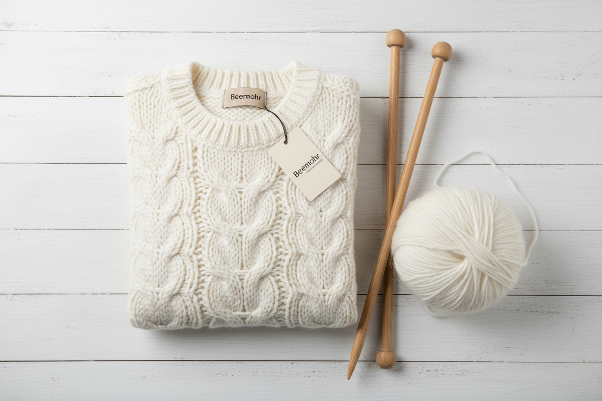 Handgestrickte Weihnachtsgeschenke – Strickanleitungen und Wolle von Beemohr