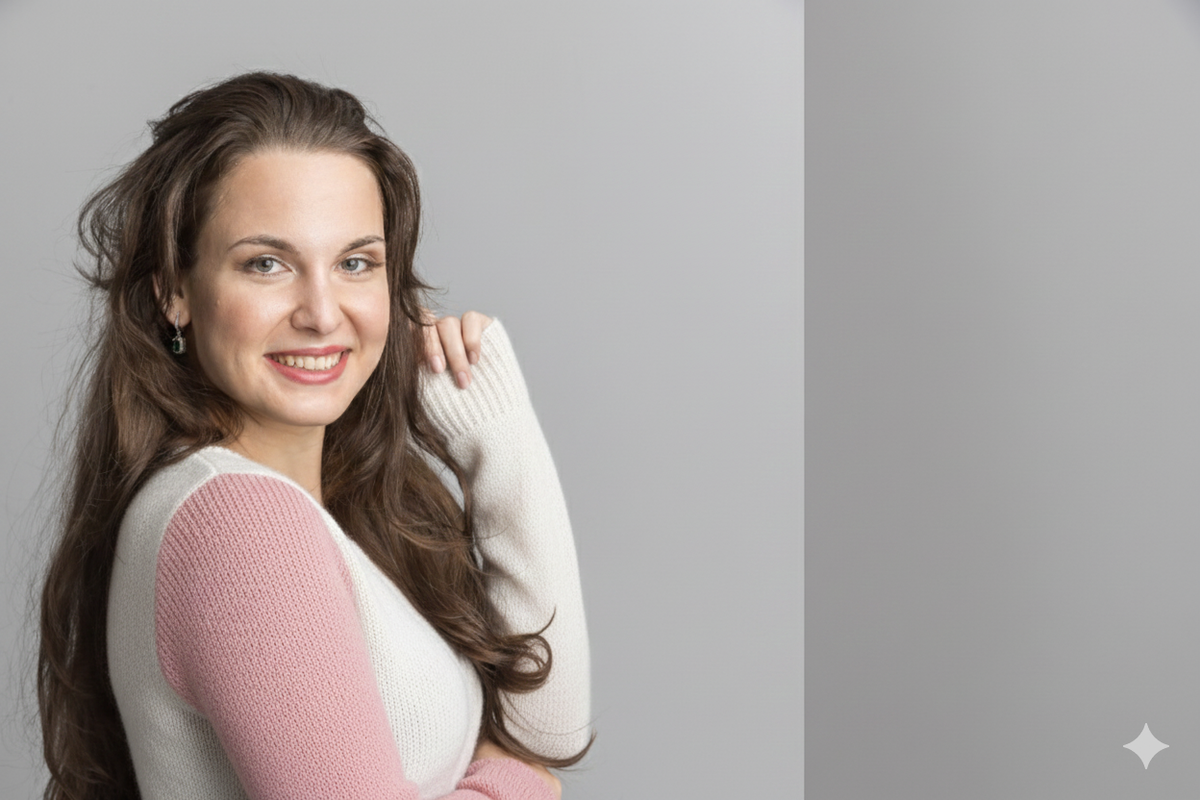 Zweifarbiger Baby Alpaka Pullover Rosa & Weiß – PDF Strickanleitung