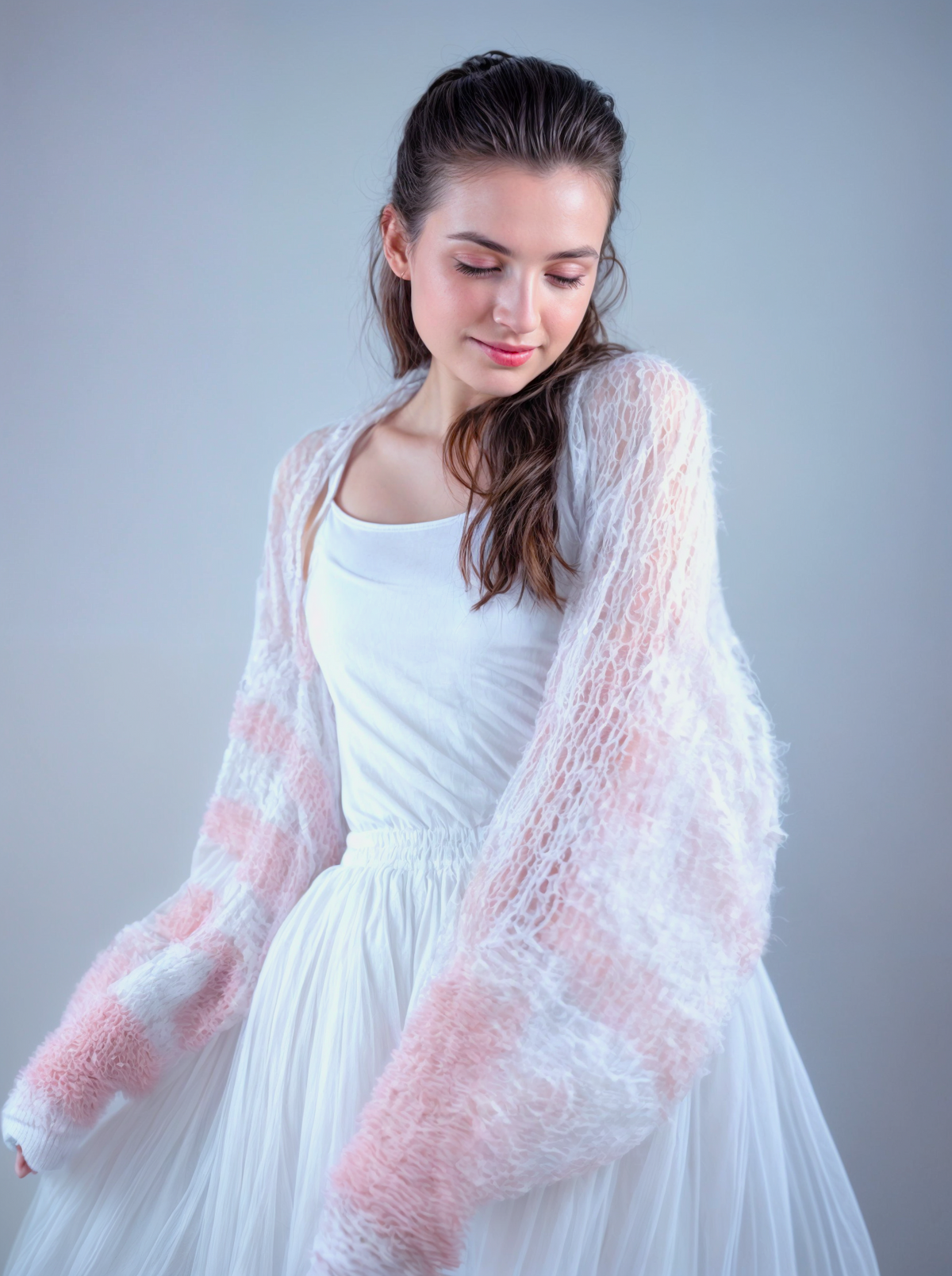 Weiter Mohair Bolero