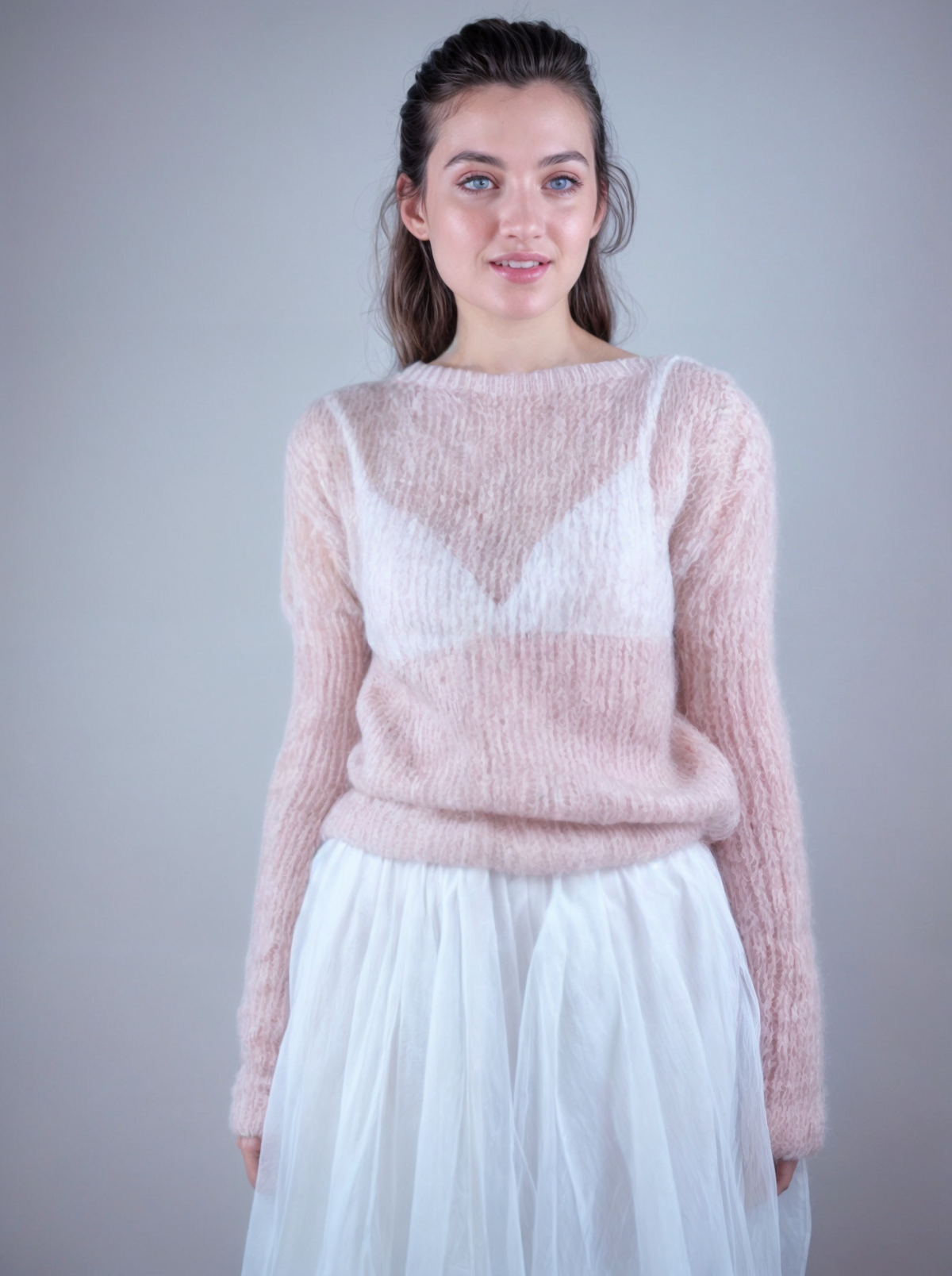 Strickanleitung für einen Mohairpullover Ingenua