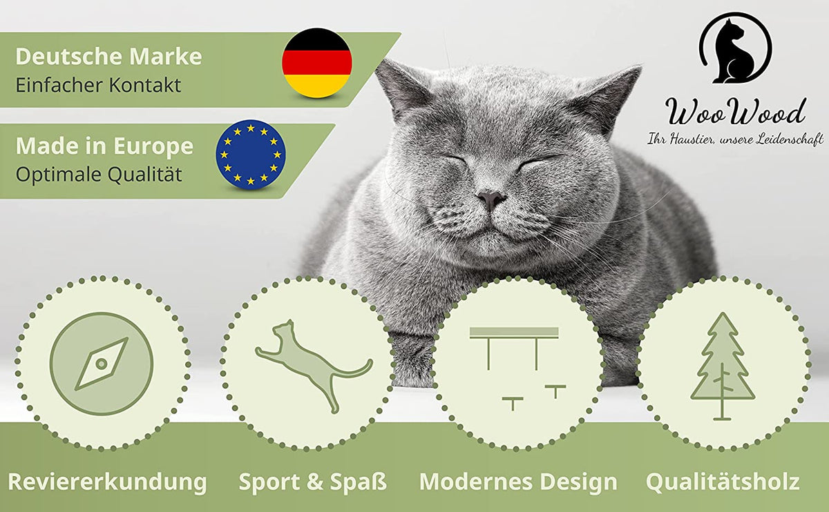 Katzen Kletterwand von Woo Wood