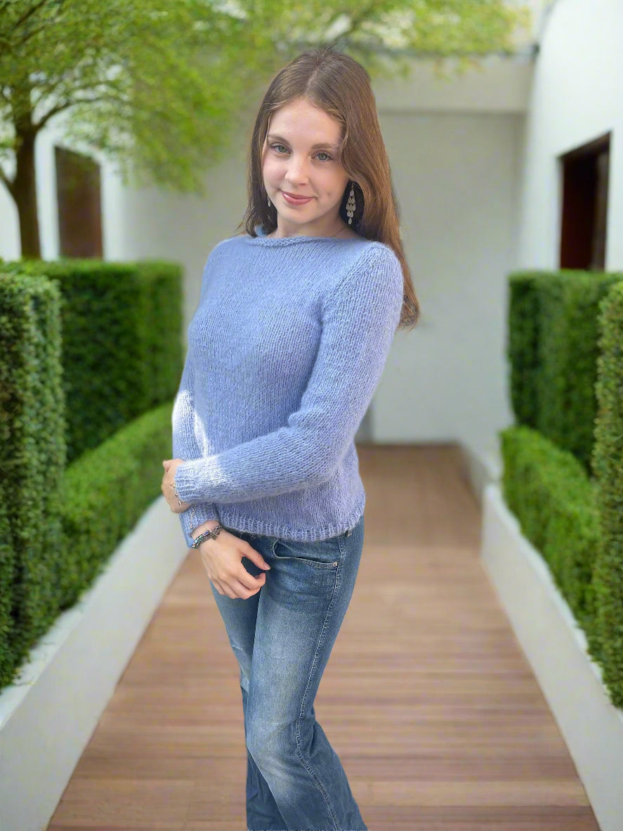 Strickanleitung für einen einfachen Pullover