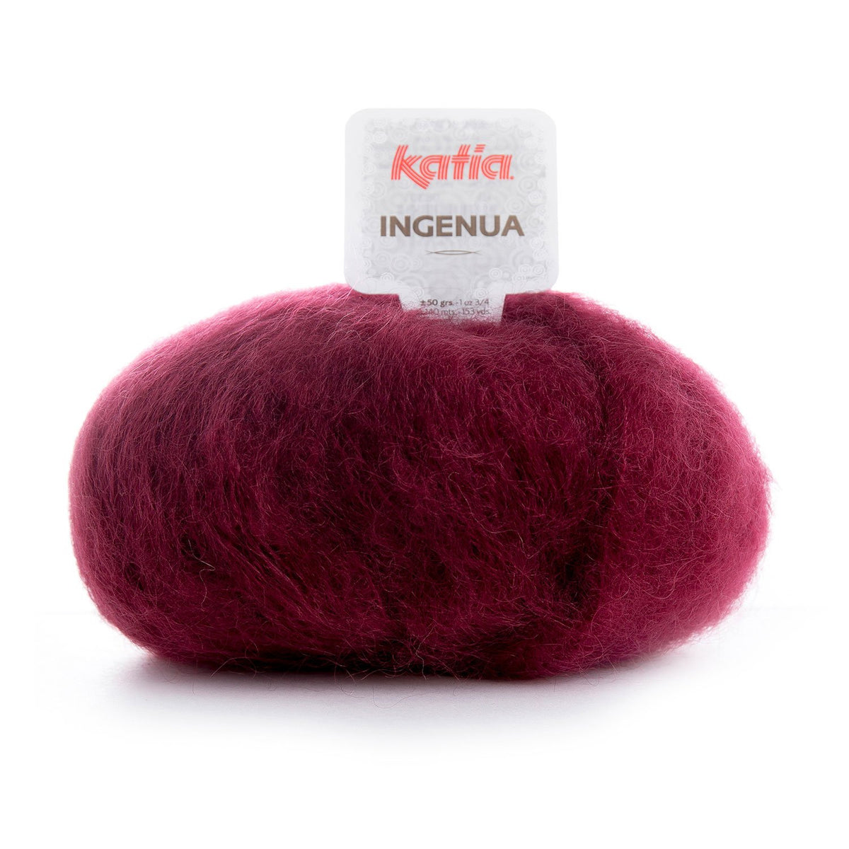 Ingenua Mohair von Katia bordeaux 19