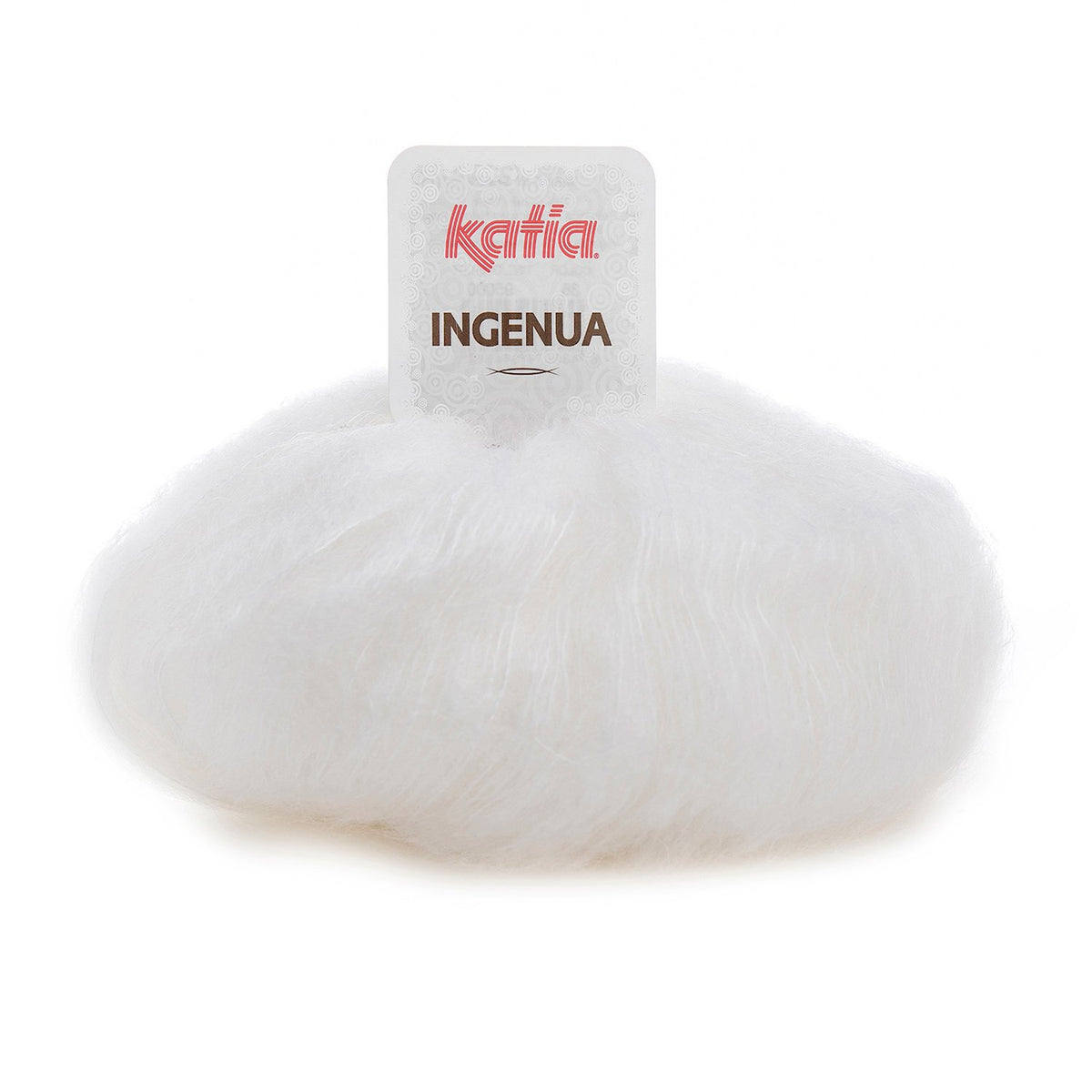 Ingenua Mohair von Katia weiß 1