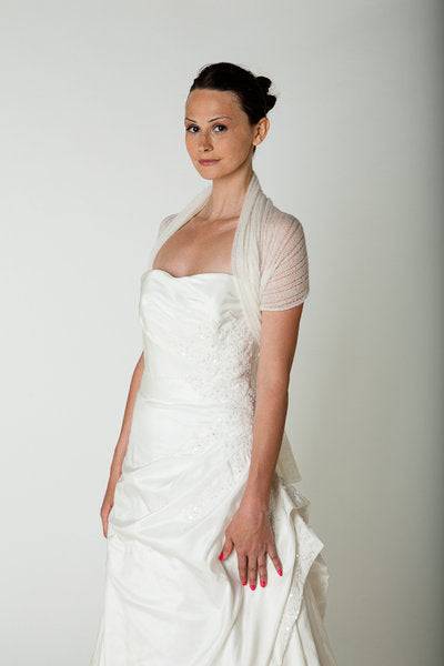 Braut Lace Stola Strickanleitung für ihren Brautschal in schönem Lochmuster für ihre Hochzeit - Beemohr