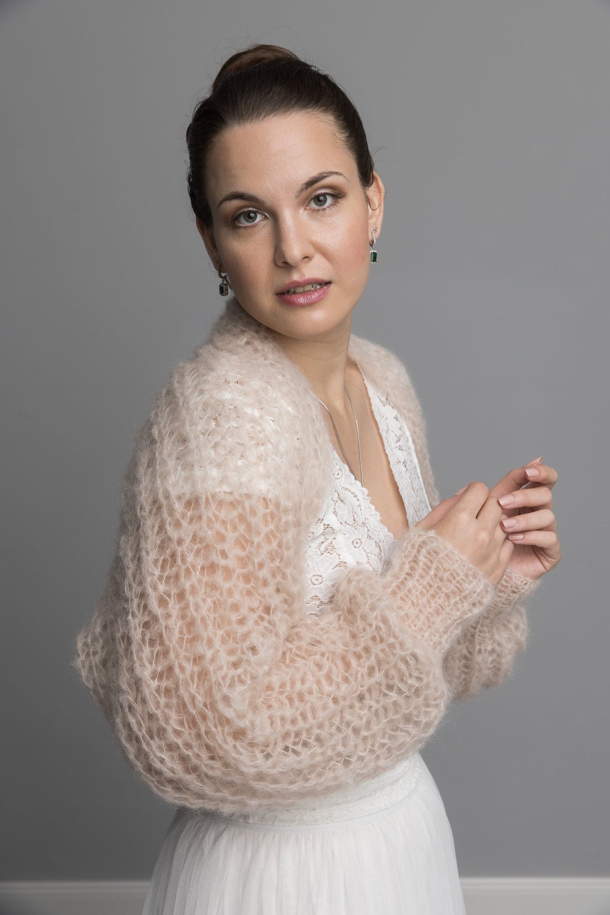 Strickanleitung: 3 D Bolero BREEZE für deine Hochzeit - Beemohr