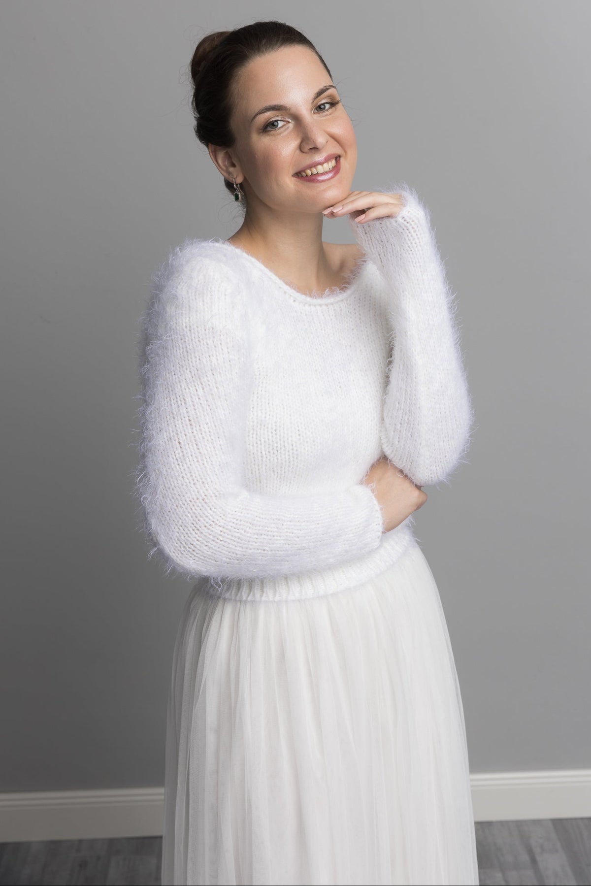 STRICKSET: Kuschelpullover zum selber stricken VICKY - Beemohr