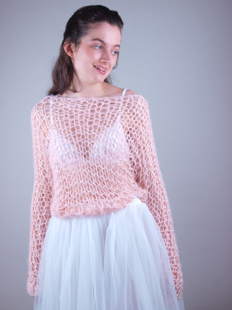 STRICKSET: Charly ein Pullover in grober Masche zum Selber Stricken - Beemohr