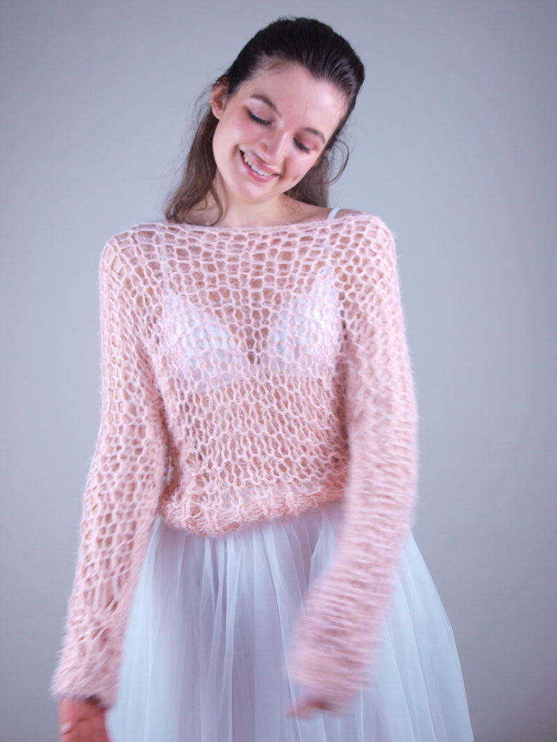 STRICKSET: Charly ein Pullover in grober Masche zum Selber Stricken - Beemohr