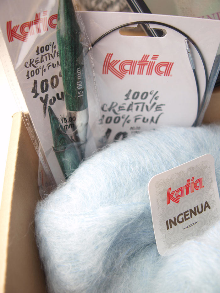 Knit Kit: Brautpullover locker gestrickt aus Kid Mohair - Beemohr