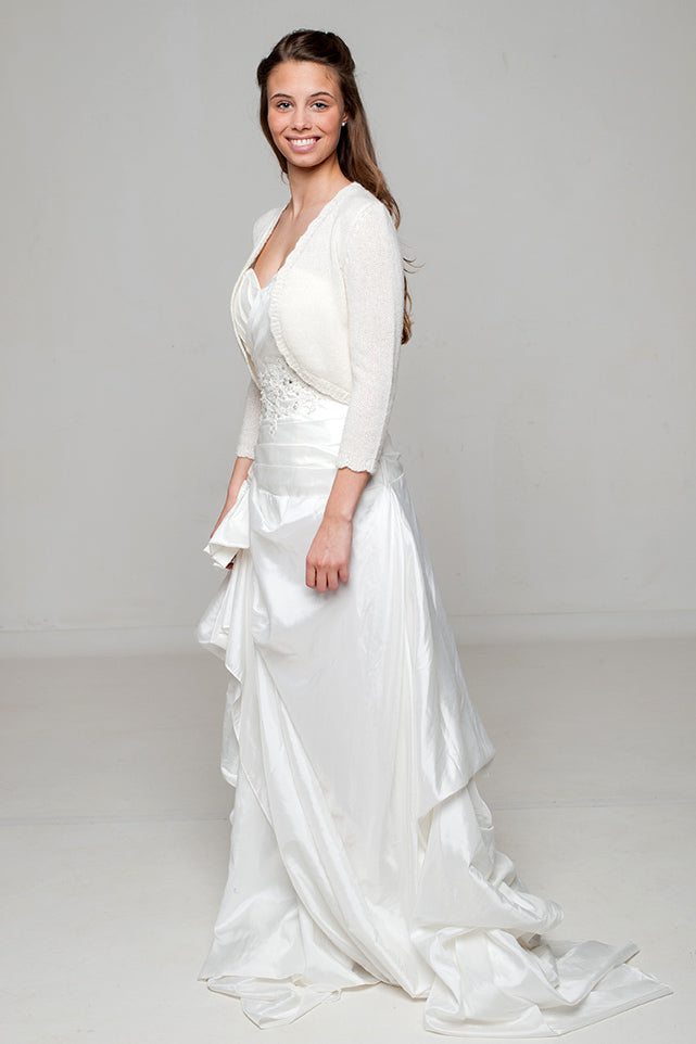 For You: Bolero für Bräute mit 3/4 Arm FEE - Heiraten im Vintage Look - Beemohr