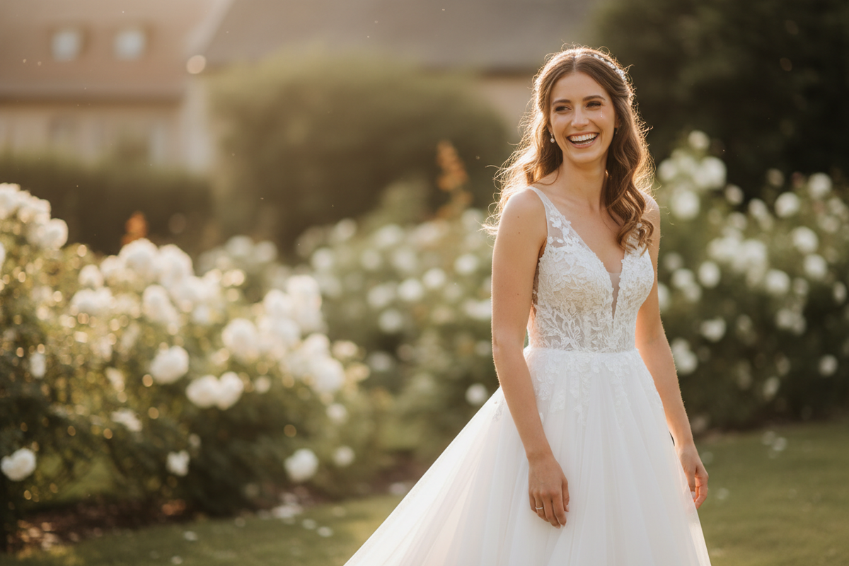 Der große Tag die Hochzeit mit Strickmode von Beemohr