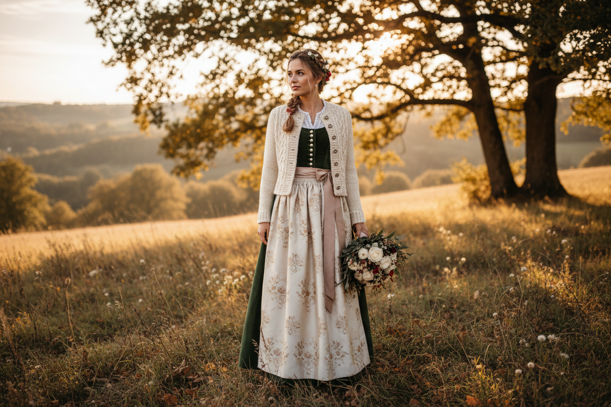 Dirndl Jacke zur Hochzeit