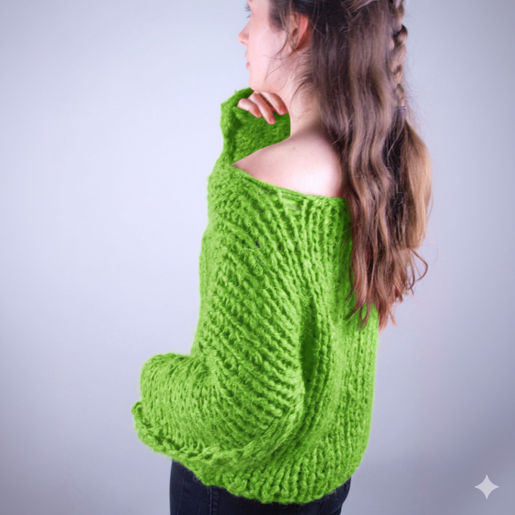 Einfacher Ingenious Big Strickpullover