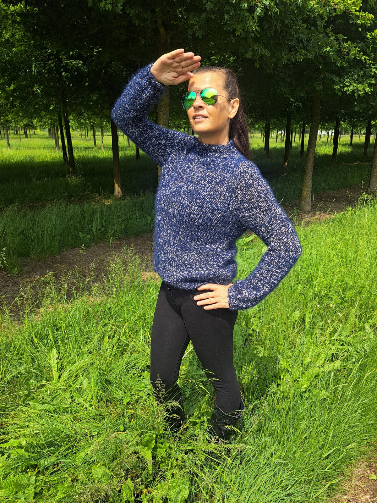 Strickpullover aus Soft Gratte Wolle