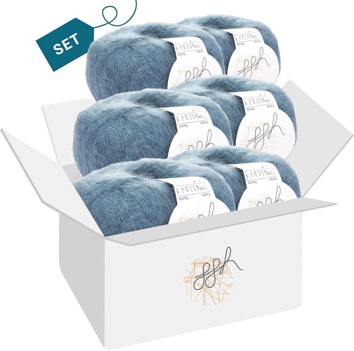 ggh mohair wolle Set