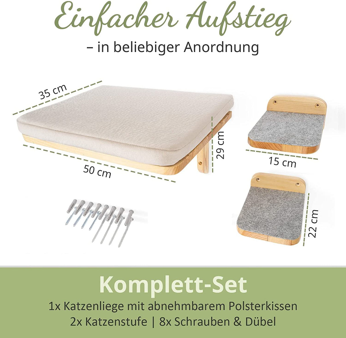 Katzen Kletterwand stabil und modern bestellen