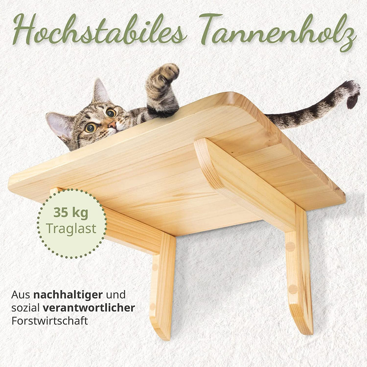 Katzen Kletterwand Module zum einfachen anbringen