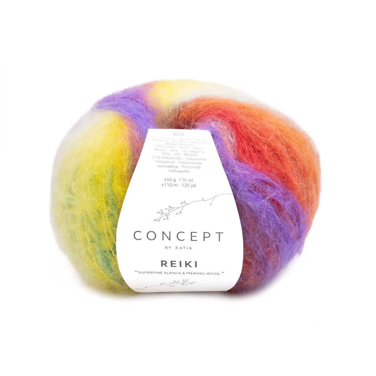 Reiki multicolor Wolle von Katia Beemohr