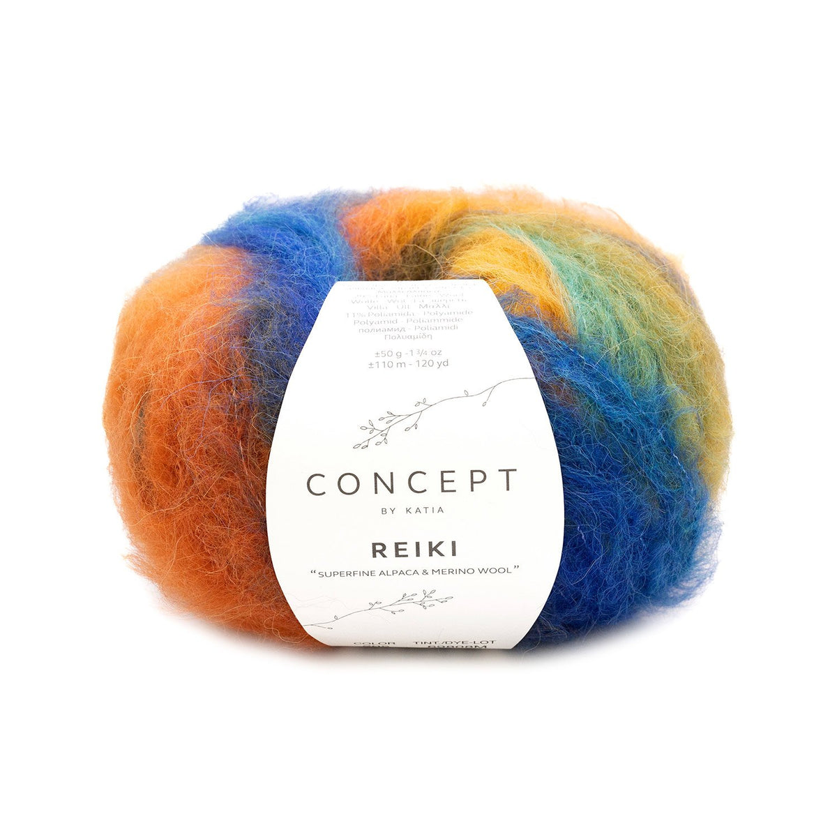 Reiki multicolor Wolle von Katia bei Beemohr