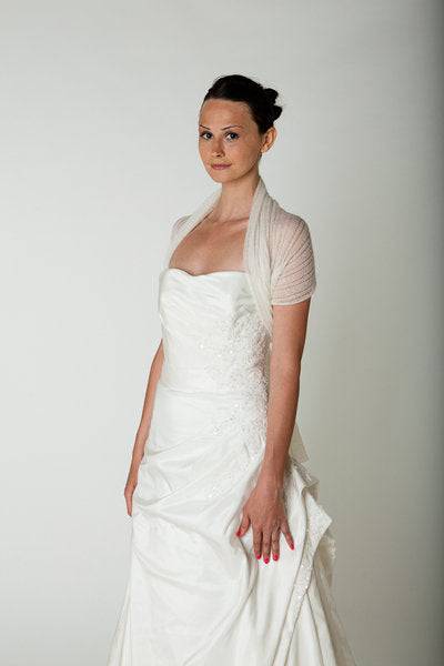 Braut Lace Stola Strickanleitung für ihren Brautschal in schönem Lochmuster für ihre Hochzeit - Beemohr