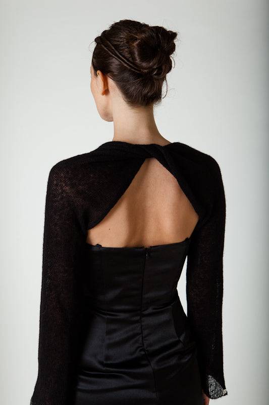 Gedrehter Schal für ihr Abendkleid für tief ausgeschnittene Kleider - Beemohr