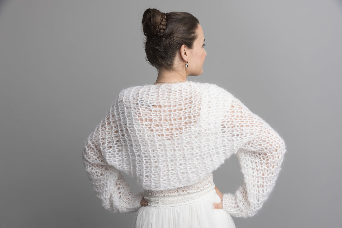 Stricke deine Bolero Jacke für die Hochzeit - Beemohr