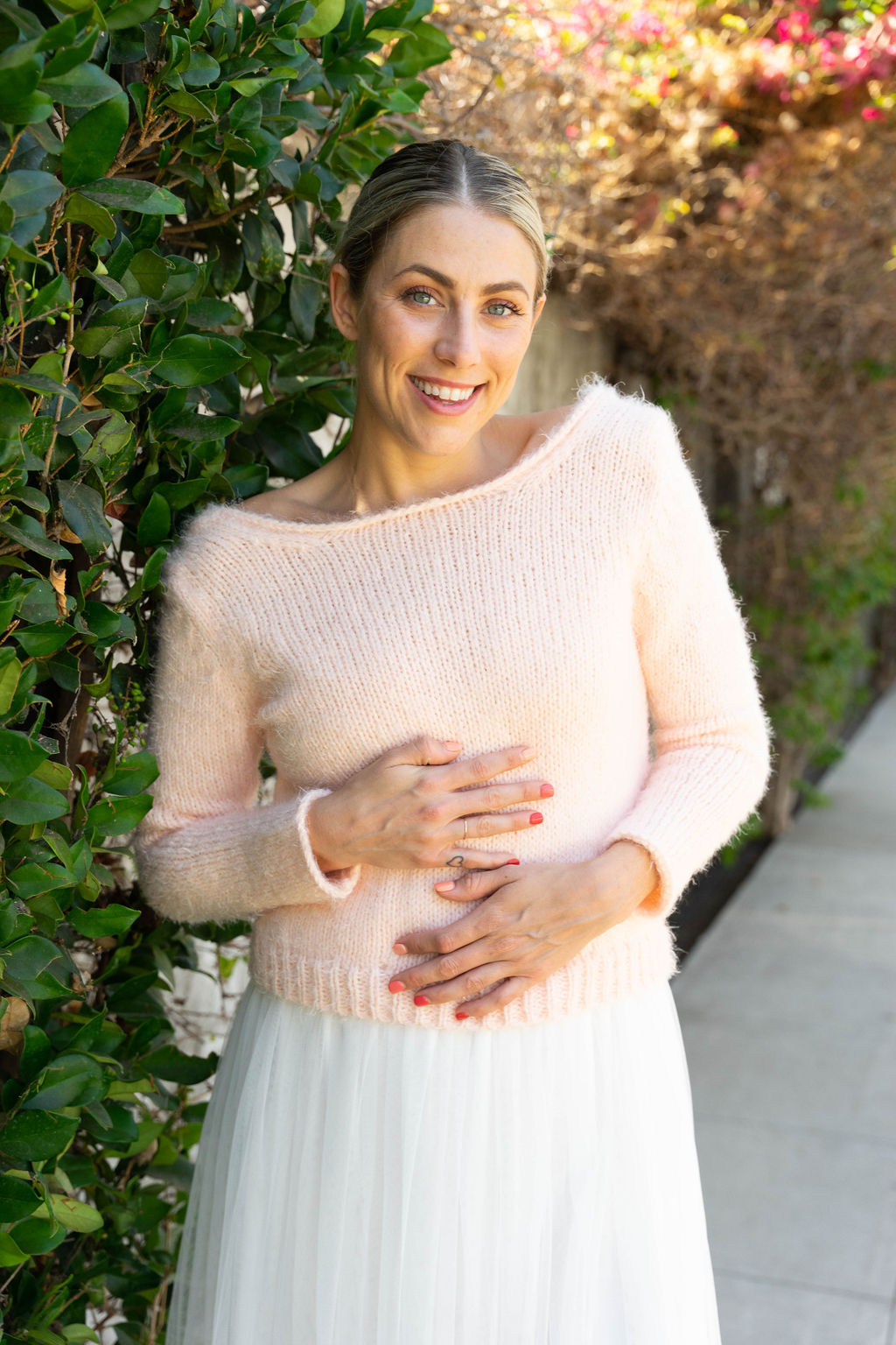 STRICKMUSTER: Brautpullover im Flausch-Look stricken VICKY - Beemohr