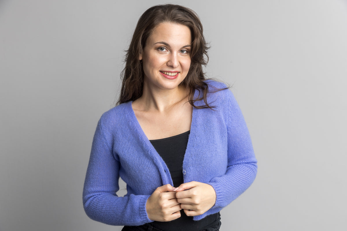 Strickbox für eine Strickjacke