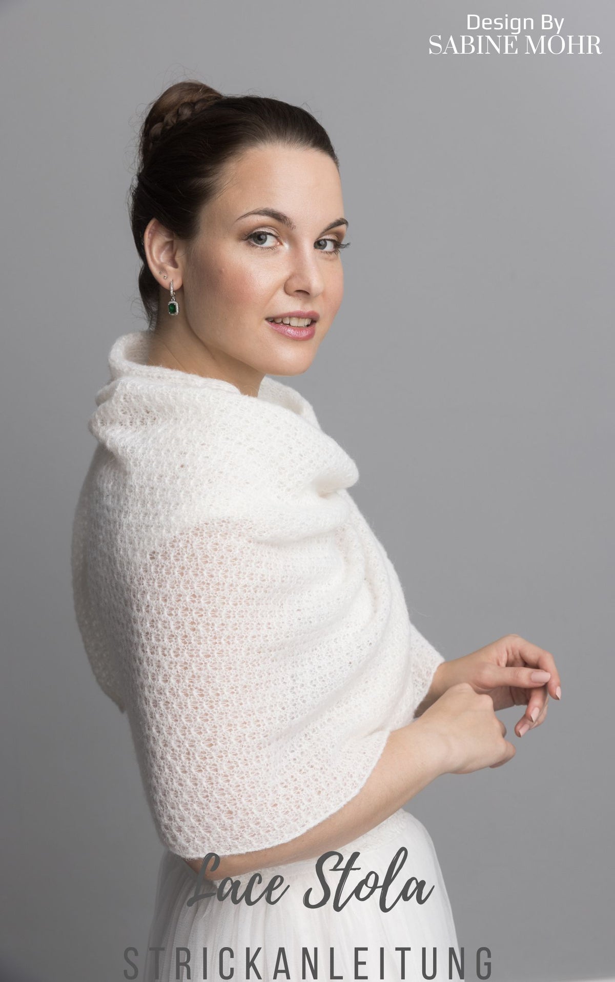 Strickanleitung für eine Lochmuster Stola