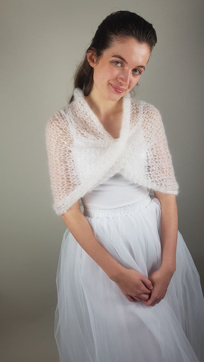 Knit Kit für einen Loop Sinja mit Strickanleitung, Wolle und Stricknadeln - Beemohr