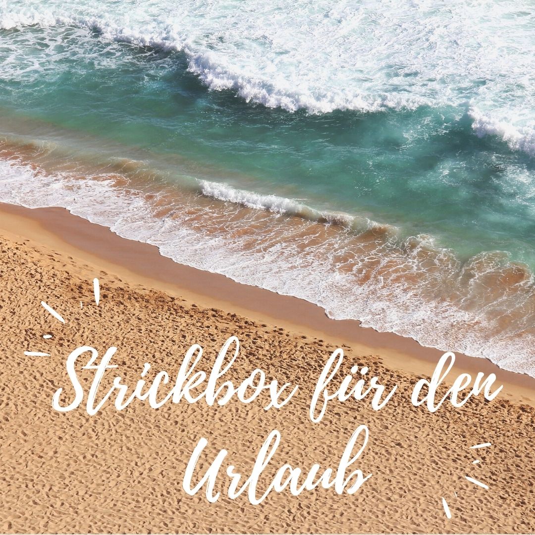 Urlaubs - Box: Strickanleitung für eine Sommer-Stola & Buch - Beemohr