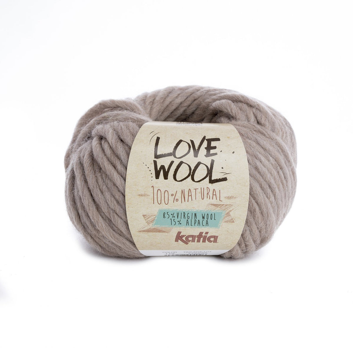 Love Wool dicke Wolle aus natürlichem Garn von KATIA - Beemohr